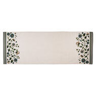 Clayre &amp; Eef   | Tafelloper Beige Groen 50x140 cm | GTB64