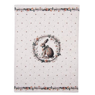 Clayre &amp; Eef   | Theedoek Beige Bruin 50x70 cm | NLE42