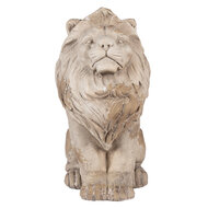 Clayre &amp; Eef   | Decoratie Leeuw Beige 31x20x41 cm | 6MG0135