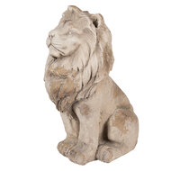 Clayre &amp; Eef   | Decoratie Leeuw Beige 31x20x41 cm | 6MG0135