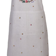 Clayre &amp; Eef   | Keukenschort Beige Bruin 70x85 cm | EWC41