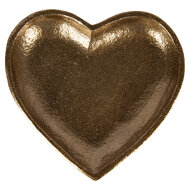 Clayre &amp; Eef   | Decoratie Schaaltje Goudkleurig 14x14x2 cm | 6AL0086