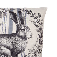 Clayre &amp; Eef   | Kussenhoes Beige Bruin 45x45 cm | KT021.444