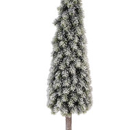 Clayre &amp; Eef   | Kunstkerstboom Groen Bruin &oslash; 18x78 cm | 50849