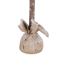 Clayre &amp; Eef   | Kunstkerstboom Groen Bruin &oslash; 18x78 cm | 50849