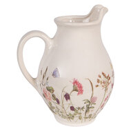 Clayre &amp; Eef   | Decoratieve Schenkkan Beige Roze 16x12x19 cm | 6CE2235S