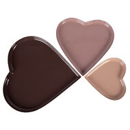 Clayre &amp; Eef   | Decoratieve Schalen (3) Roze 3 Kleuren &oslash; 24x1 / &oslash; 19x1 / &oslash; 13x1 cm | 6Y5974