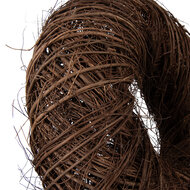 Clayre &amp; Eef   | Decoratie Krans Bruin &oslash; 60x18 cm | 5RO0102L