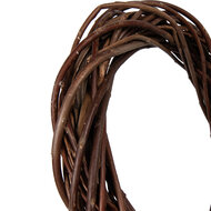 Clayre &amp; Eef   | Decoratie Krans Bruin &oslash; 40x7 cm | 6RO0604M