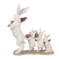 Clayre &amp; Eef   | Decoratie Konijnen Beige Bruin 34x13x33 cm | 6PR5983