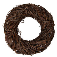 Clayre &amp; Eef   | Decoratie Krans Bruin &oslash; 40x10 cm | 6RO0605M