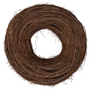 Clayre &amp; Eef   | Decoratie Krans Bruin &oslash; 50x14 cm | 6RO0608L