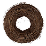 Clayre &amp; Eef   | Decoratie Krans Bruin &oslash; 40x12 cm | 6RO0608M