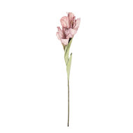 Clayre &amp; Eef   | Decoratie tak met bloemen Roze Groen 10x18x85 cm | 5PL0256P