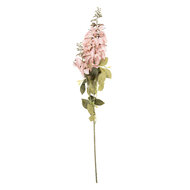 Clayre &amp; Eef   | Decoratie tak met bloemen Roze Groen 10x13x100 cm | 5PL0261P