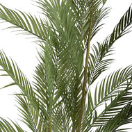 Clayre &amp; Eef   | Kunstplant Palm Groen Zwart 25x25x180 cm | 5PL0231