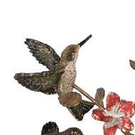 Clayre &amp; Eef   | Kandelaar Konijn Goudkleurig Rood 27x17x38 cm | 6PR6037