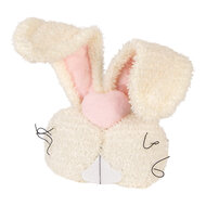 Clayre &amp; Eef   | Kussen Konijn Beige Roze 18x10x35 cm | TW0636