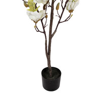 Clayre &amp; Eef   | Decoratie Magnolia boom Wit Groen 20x15x120 cm | 5PL0208W