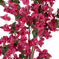 Clayre &amp; Eef   | Decoratie Bougainvillea boom Roze Groen 40x40x180 cm | 5PL0226