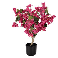 Clayre &amp; Eef   | Decoratie Bougainvillea boom Roze Groen 30x30x90 cm | 5PL0228