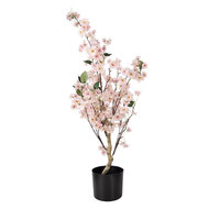 Clayre &amp; Eef   | Decoratie Kersenbloesem boom Roze Bruin 30x30x90 cm | 5PL0229