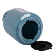 Clayre &amp; Eef   | Spaarpot Blauw Wit &oslash; 10x15 cm | 66507