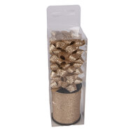 Clayre &amp; Eef   | Lint en strikken Goudkleurig 5x5x15 cm | 66574GO