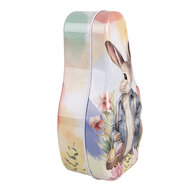 Clayre &amp; Eef   | Blikken Bewaardoos Bruin Meerkleurig 14x7x5 cm | 6BL0192