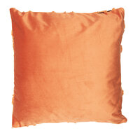 Clayre &amp; Eef   | Kussen gevuld Oranje Zwart 45x45x4 cm | KG023.130