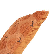 Clayre &amp; Eef   | Kussen gevuld Oranje Groen 45x45x4 cm | KG023.132