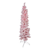 Clayre &amp; Eef   | Kunstkerstboom Roze Wit 30x30x120 cm | 50899S