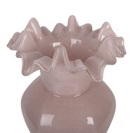 Clayre &amp; Eef   | Vazen Glas Roze Geel &oslash; 14x25 cm | 6GL5495