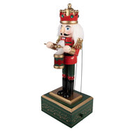 Clayre &amp; Eef   | Decoratie notenkraker Groen Rood 12x9x30 cm | 6H2467