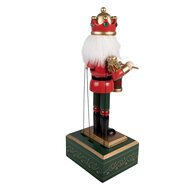 Clayre &amp; Eef   | Decoratie notenkraker Groen Rood 12x9x30 cm | 6H2467