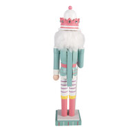 Clayre &amp; Eef   | Decoratie notenkraker Blauw Wit 8x7x25 cm | 6H2472