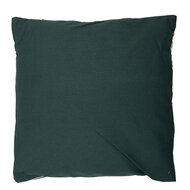 Clayre &amp; Eef   | Kussen gevuld Groen Rood Wit 45x45x4 cm | KG023.137