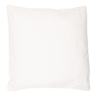 Clayre &amp; Eef   | Kussen gevuld Wit Geel 45x45x4 cm | KG023.139