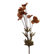 Clayre &amp; Eef   | Decoratie tak met bloemen Oranje Groen 6x8x80 cm | 5PL0270O