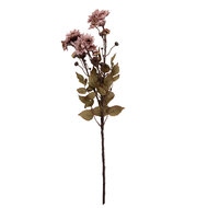 Clayre &amp; Eef   | Decoratie tak met bloemen Roze Groen 6x10x80 cm | 5PL0272P