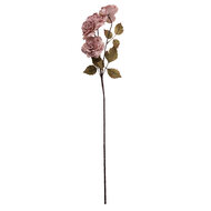 Clayre &amp; Eef   | Decoratie tak met bloemen Roze Groen 8x10x90 cm | 5PL0278P