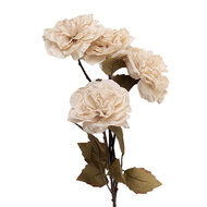 Clayre &amp; Eef   | Decoratie tak met bloemen Beige Groen 8x10x90 cm | 5PL0278W