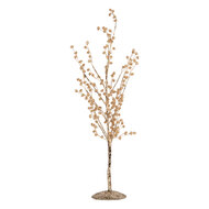 Clayre &amp; Eef   | Decoratie Boompje Goudkleurig 9x9x46 cm | 66634