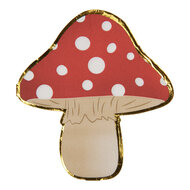 Clayre &amp; Eef   | Papieren servetten Rood Beige (20) | 73193