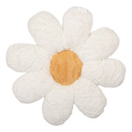 Clayre &amp; Eef   | Kussen gevuld Wit Bruin &oslash; 45x4 cm | KG035.057