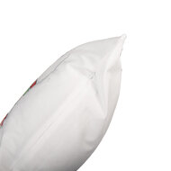 Clayre &amp; Eef   | Kussenhoes Rood Wit 45x45 cm | KT021.456