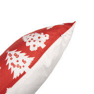 Clayre &amp; Eef   | Kussenhoes Rood Wit 45x45 cm | KT021.460