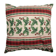 Clayre &amp; Eef   | Kussenhoes Beige Groen 45x45 cm | KT021.461