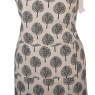 Clayre &amp; Eef   | Keukenschort Beige Grijs 69x68 cm | KT041.050