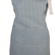 Clayre &amp; Eef   | Keukenschort Blauw Wit 69x68 cm | KT041.058